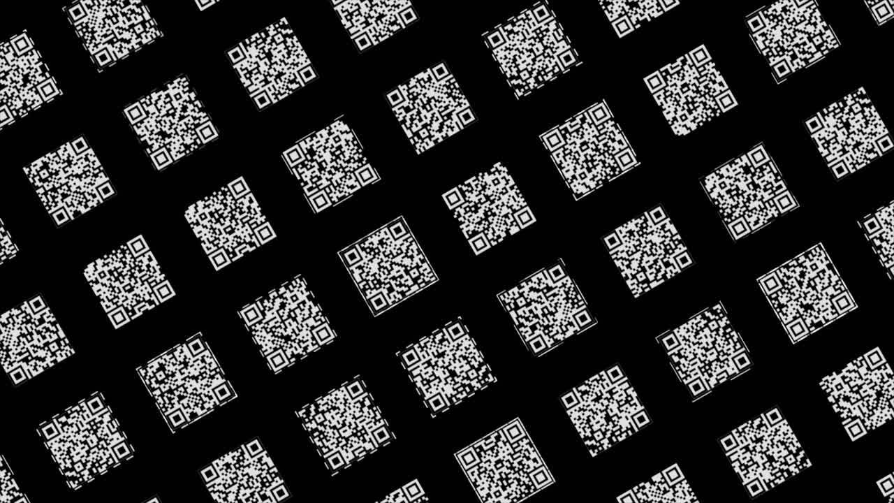 fondo del patrón de código qr