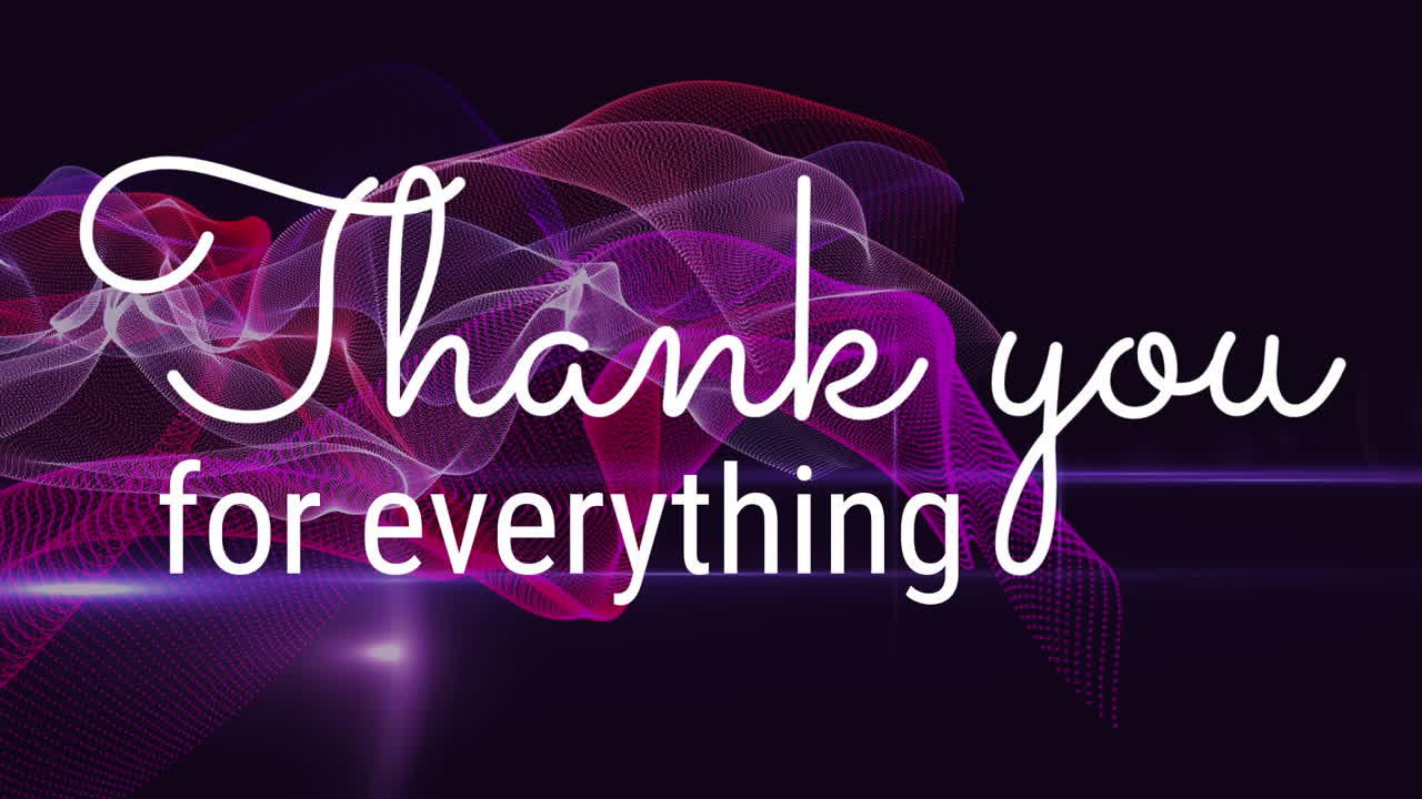 Thank you card video