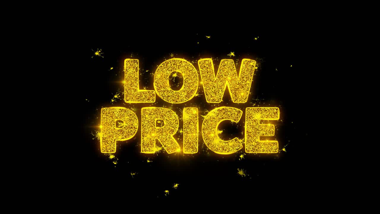 Low Price Sparkling Text