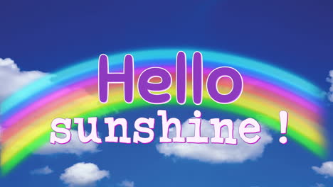 hello sunshine greeting