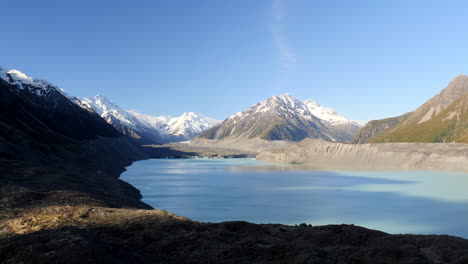 Vista-Sobre-El-Lago-Al-Glaciar-4k