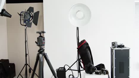 photographic equipment in studio