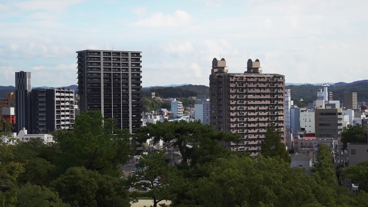 Okazaki City Skyline (Aichi, Japan)