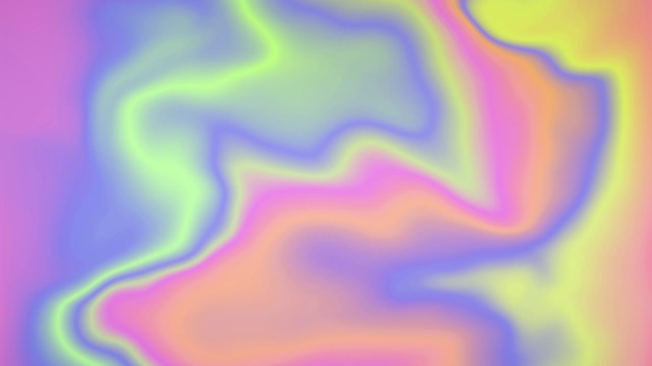 추상적인 다채로운 그라디언트 3d 액체 동적 파 4k 루프 배경