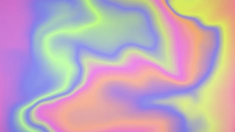 abstracto gradiente colorido 3d ondas dinámicas líquidas fondo de bucle de 4k.