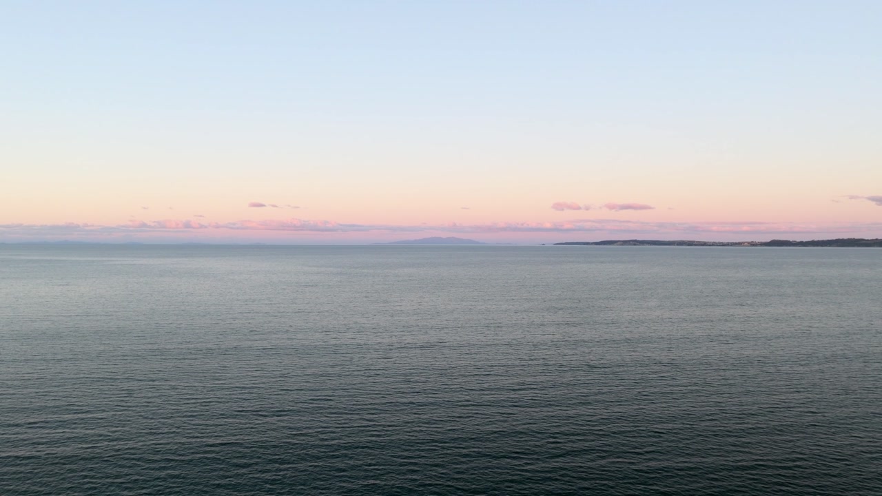 Orewa Sea Island Sunset Frame