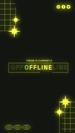 offline stream poster