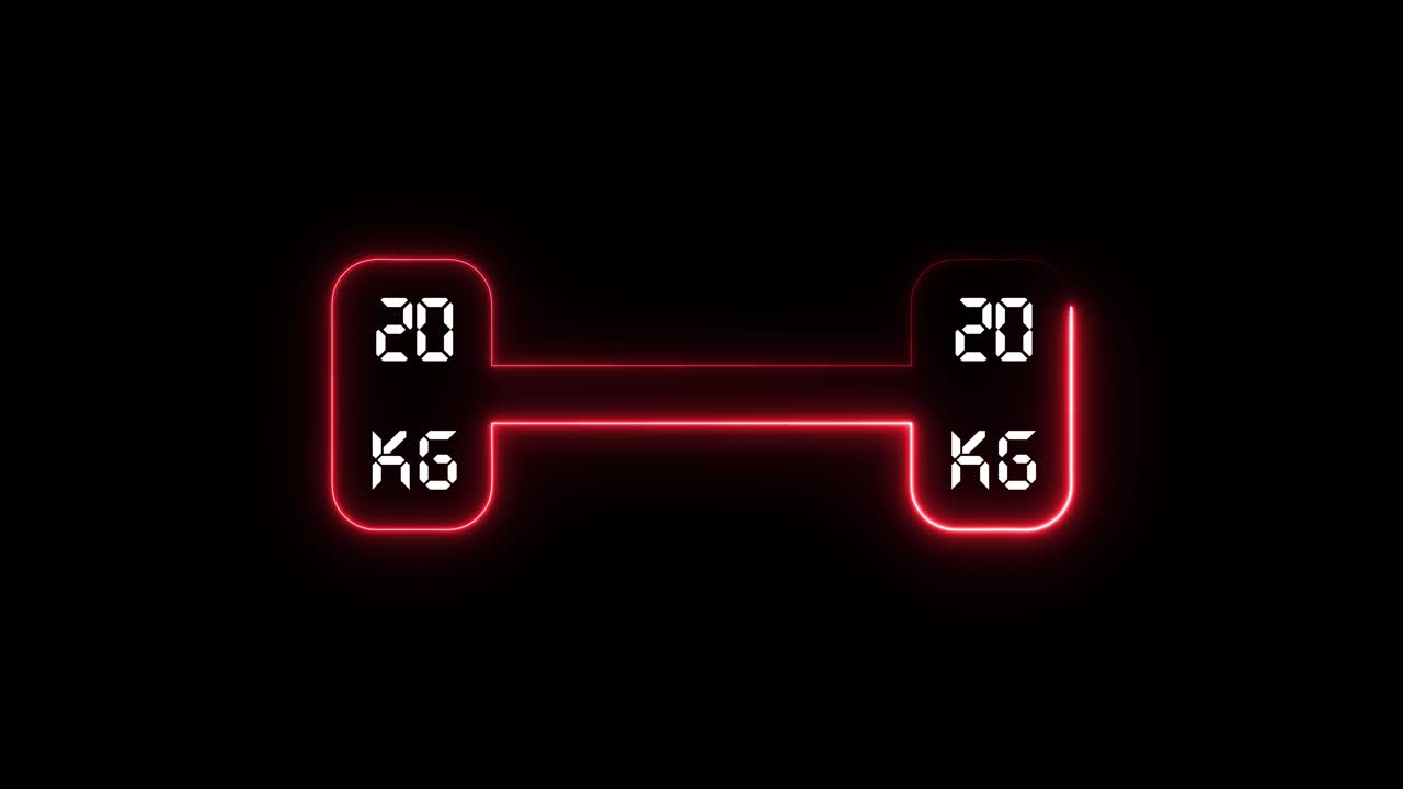 Dumbbell with Digital Display