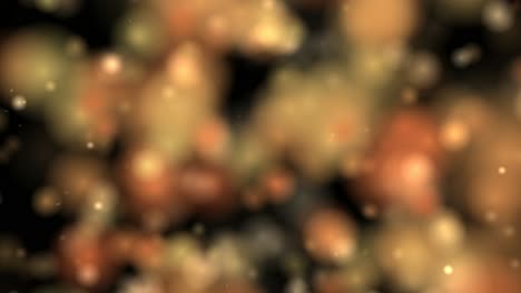Atomic particle soup simulation with many moving energetic particles.