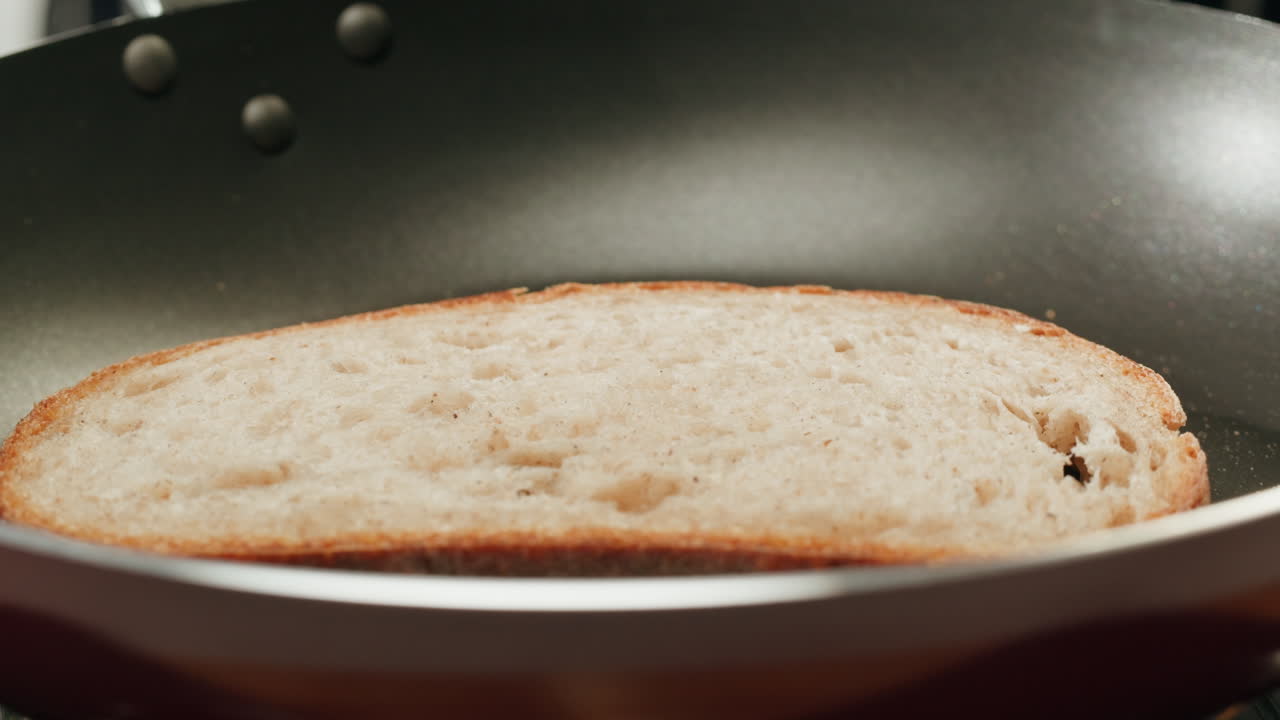 Toasting Bread in a Pan