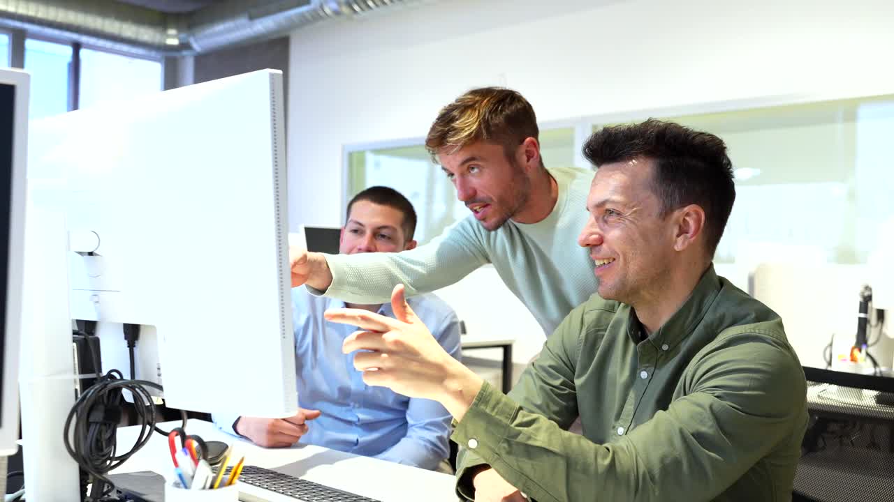 Team Collaborating in Office