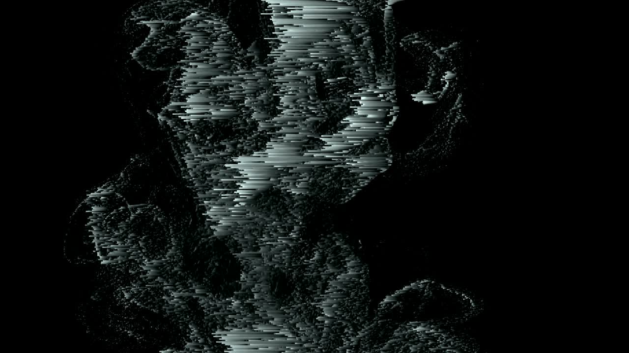 4K Unique Datamosh Ink Drop.