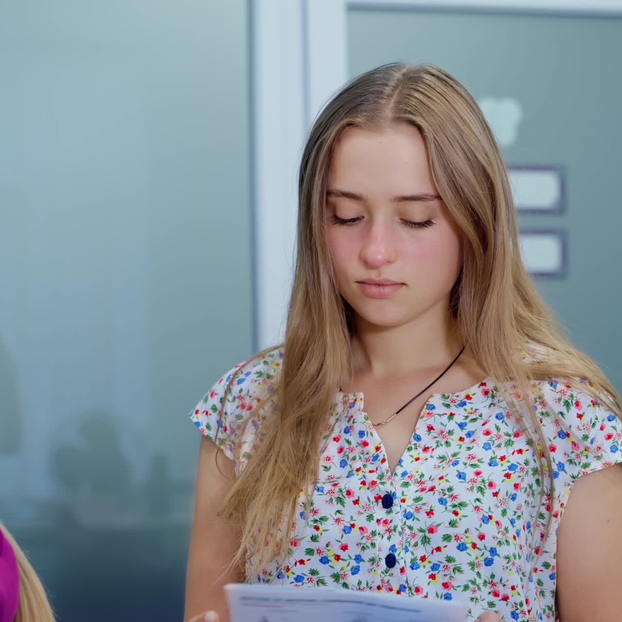 Female patient visiting doctor