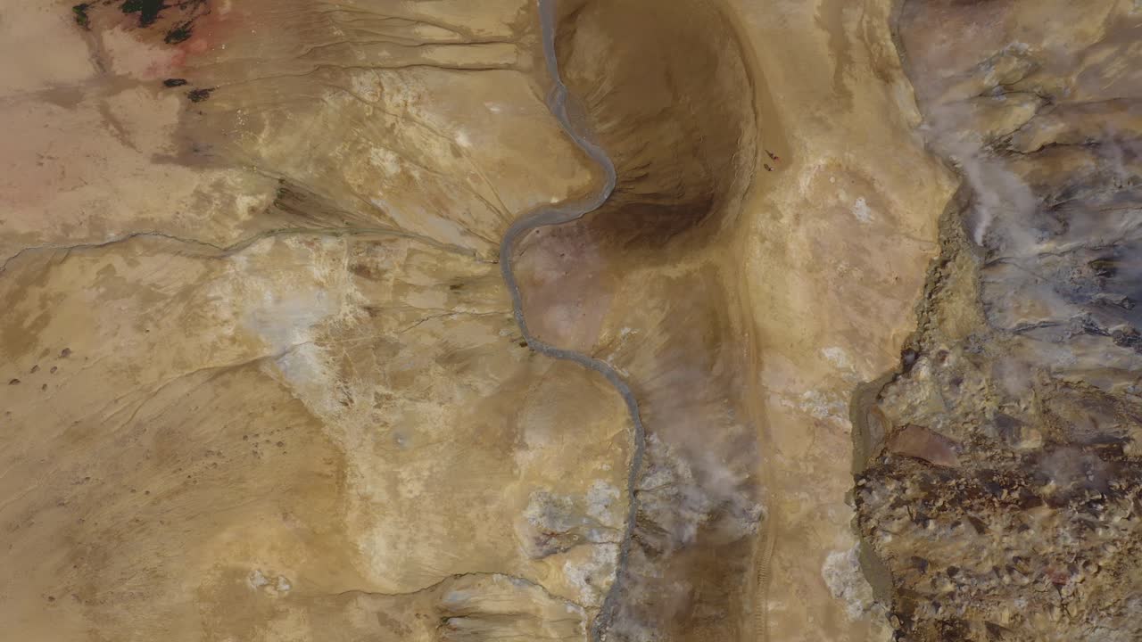 kerlingarfjoll paisaje región escénica con montañas volcánicas, antena