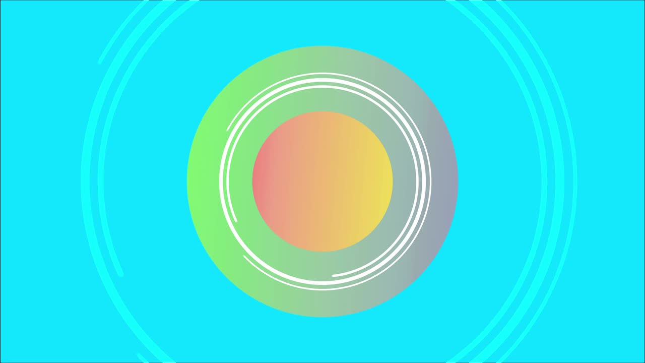 레트로 추상 싱 서클 모양 배경