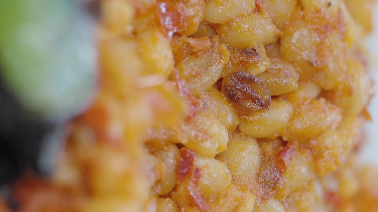 Close-up of a Bean Dish