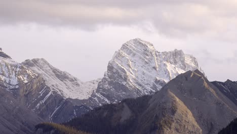 timelapse in the rockies kananaskis country, canada, alberta