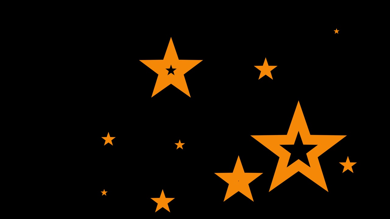Shape animation star spreading motion graphics