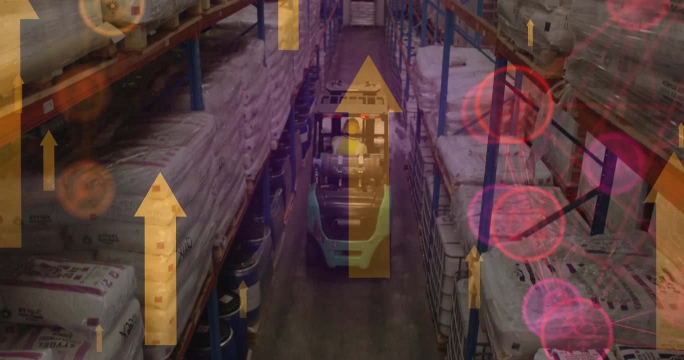 They are working in a freight transportation and distribution warehouse