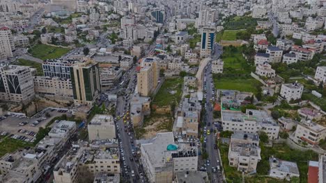 Gebäude-Und-Straßen-In-Der-Innenstadt-Von-Hebron---Altstadt-Von-Al-Khalil-In-Hebron,-Palästina