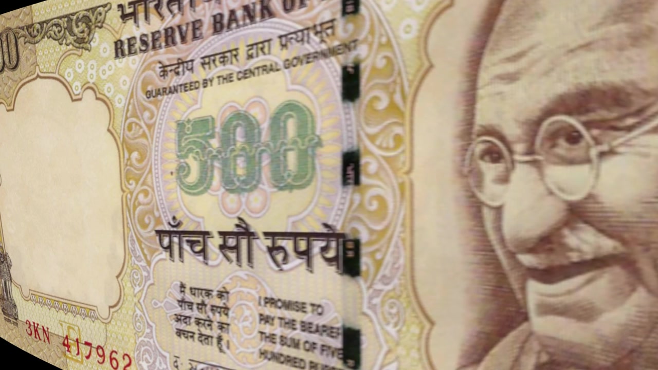 Hindistan 500 Rupisi Banknotu