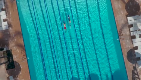 aerial view of the swimming pool at the coral casino in montecito california 2