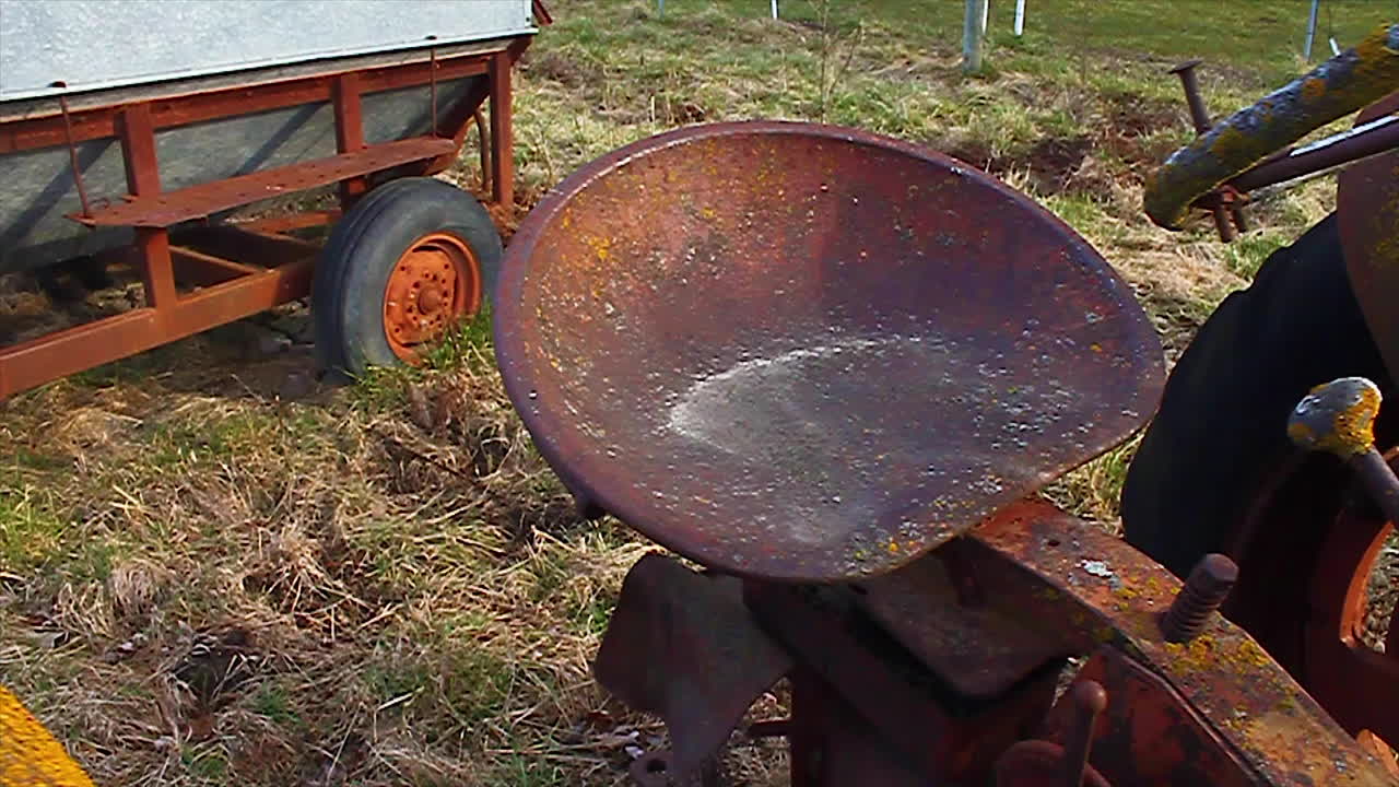 Rusty Tractor Seat