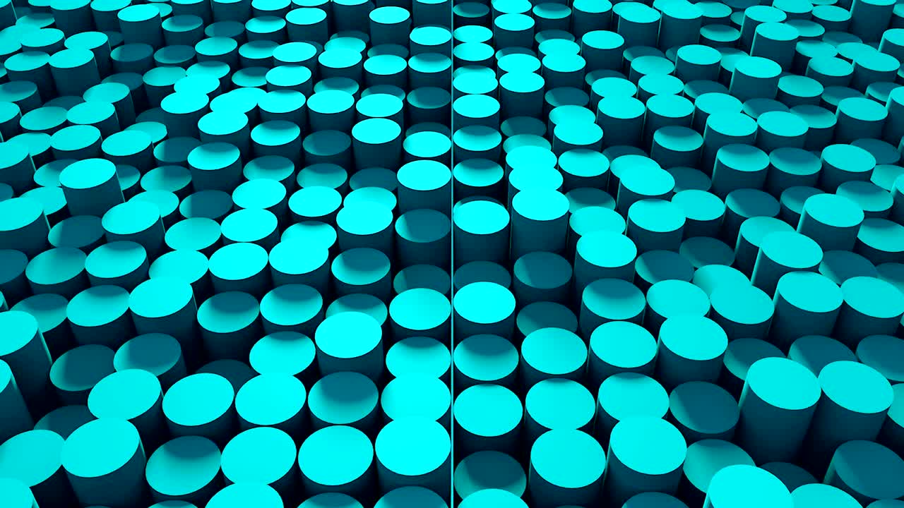 Abstract background with cylinders