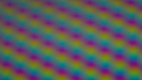 close up of rgb rectangular pixels moving in a strobing pattern while slowly shifting in and out of focus