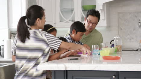 Family-Has-Breakfast-And-Plays-Computer-Games-Shot-On-R3D