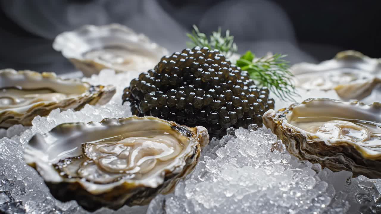 Caviar and Oysters on Ice