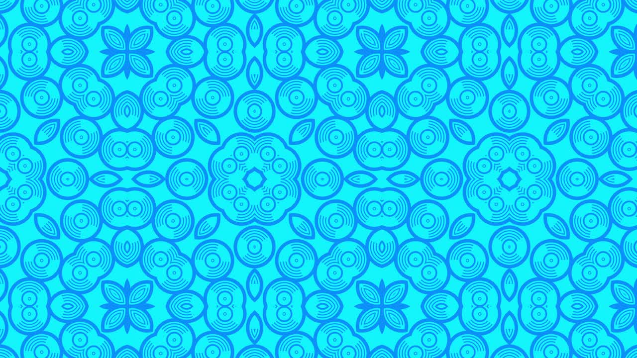 4k 비디오 모델 스트로보스코픽 및 최면 효과, 16:9 비디오 형식