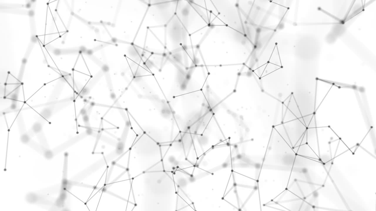 gráfico de conexión de red abstracto