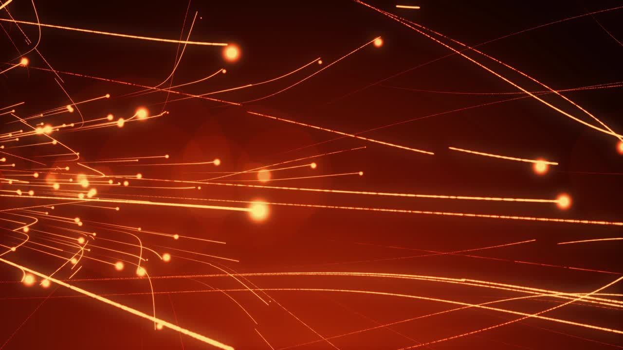 4k rayas doradas de luz de animación abstracta de fondo de bucle sin costuras.