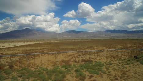 An-aerial-over-the-dry-owens-valley-region-of-California-with-irrigation-lines-foreground-1