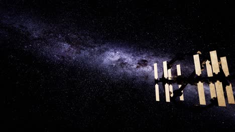 nave espacial viajando a través del universo