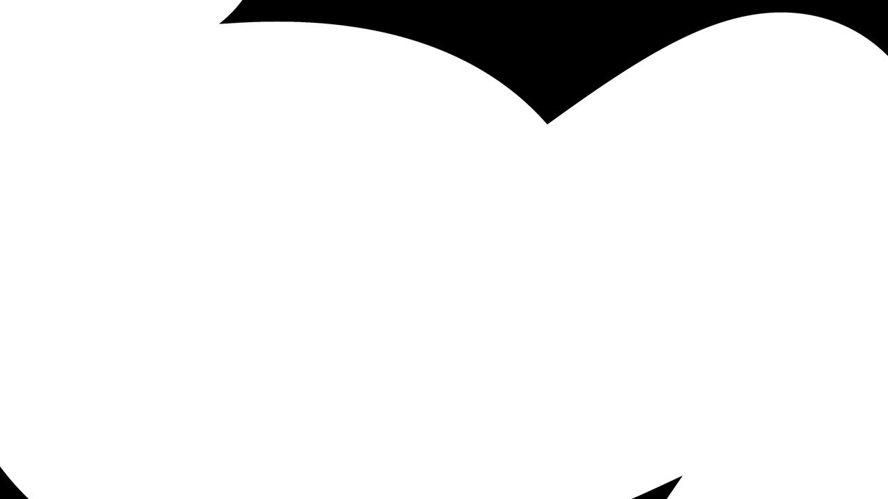 hermosos gradientes con tonos de rojo amarillo fluyen a lo largo de una línea o tubo elegantemente retorcido. hermoso fondo de diseño plano moderno, animación de bucle liso de gradiente líquido en 4k. luma mate como alfa