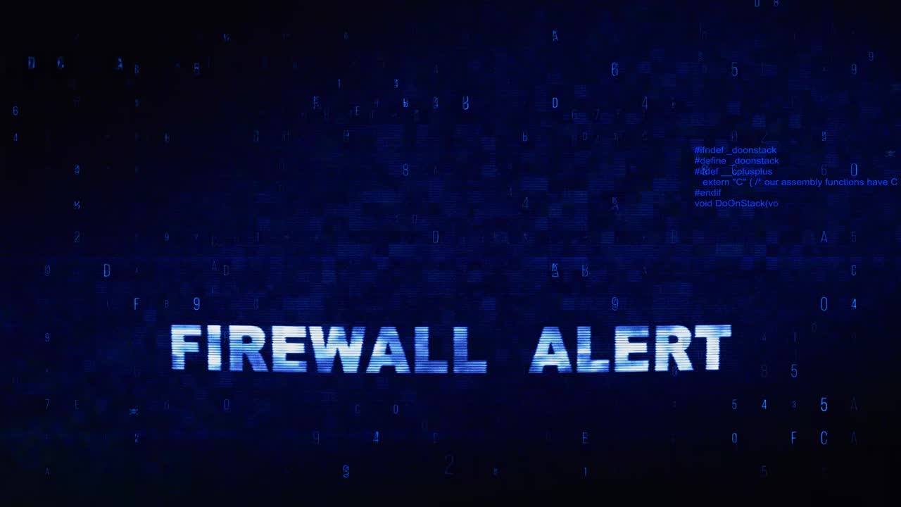 Firewall Alert - System Security Warning