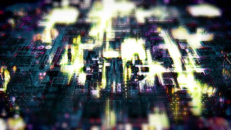 glowing abstract digital internet style cyber punk bg