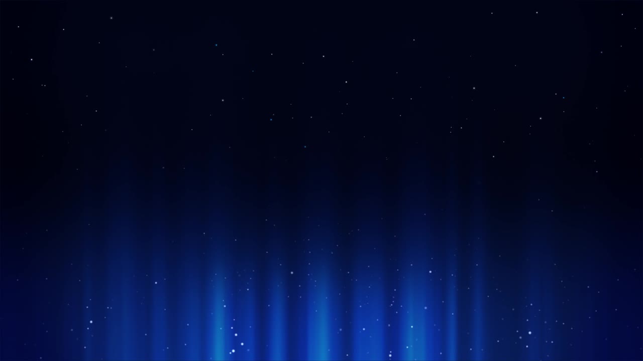 파란 빛과 검은 바탕의 입자 - 애니메이션