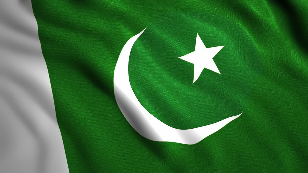 La bandera de Pakistán