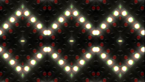 abstract geometric pattern with red and blue lights