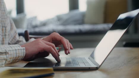 person working on a laptop