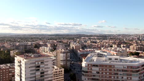 Aerial-view-of-Murcia-City-in-Spain-on-a-sunny-summer-day