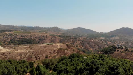 Viñedo-Del-Sur-De-California-Lento-4k-Drone-Empuje-Lento