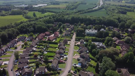 Video-De-Dron-De-4k-Del-Pequeño-Pueblo-De-Bridge-Cerca-De-Canterbury