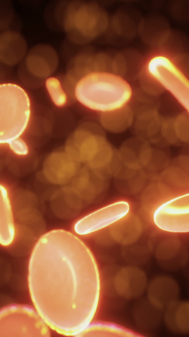 Microparticelle brillano e fluttuano con eleganza