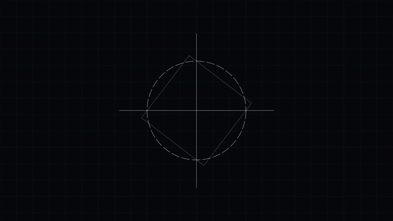 Abstract Geometric Motion Graphics Animation with Lines and Shapes