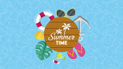 summer time season animation