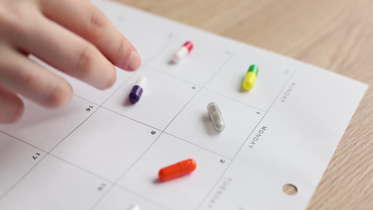 Pills on a Calendar